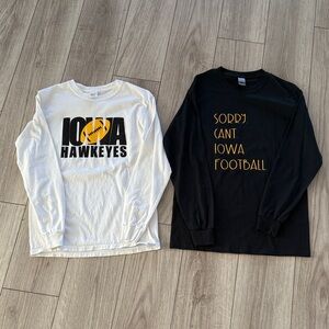 Iowa Hawkeyes Long Sleeve Small Tshirt Bundle